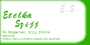 etelka szijj business card